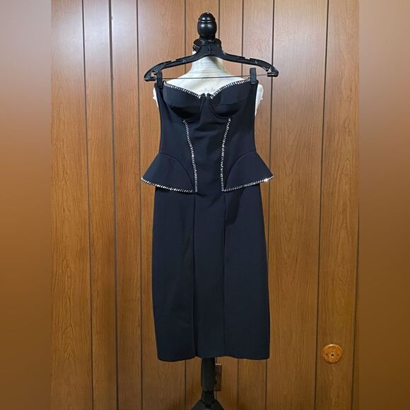 Chiara Boni La Petite Robe Terenzia Strapless Layered Dress size 42/us size 6 - Picture 5 of 13